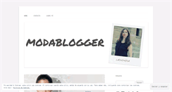 Desktop Screenshot of modablogger.com